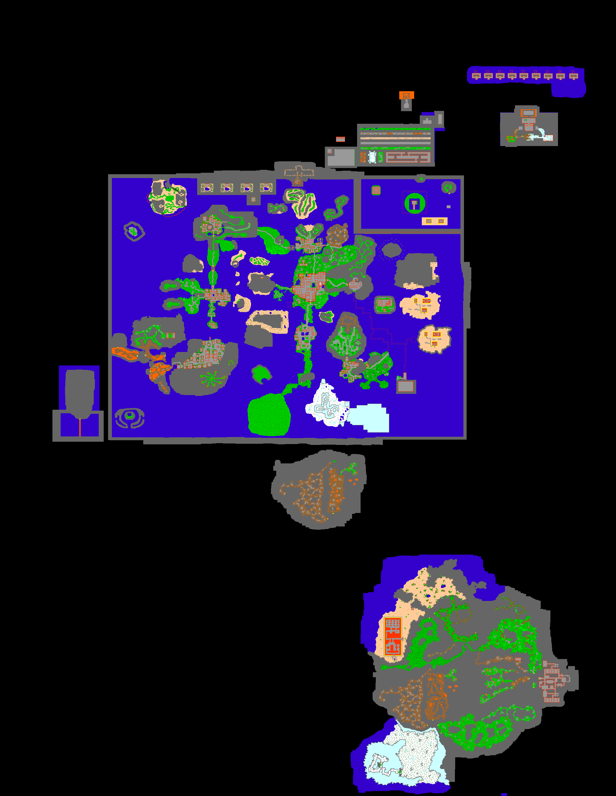Mapa completo de PokeBrave